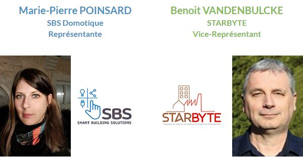 Le Collège Intégrateurs KNX France présente ses nouveaux représentants :
Marie-Pierre POINSARD (SBS Domotique) : Représentante 
Benoit VANDENBULCKE (STARBYTE) : vice-Représentant

knx.fr/College_Integr…

Rejoindre le Collège Intégrateurs KNX France : knx.fr/College_Integr…