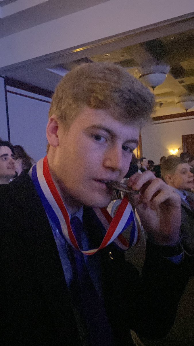 DecaGuerin's tweet photo. Congrats to Grant Bricking for winning the competency medallion for Sports and Entertainment Marketing. https://t.co/gZ9xDW9b77