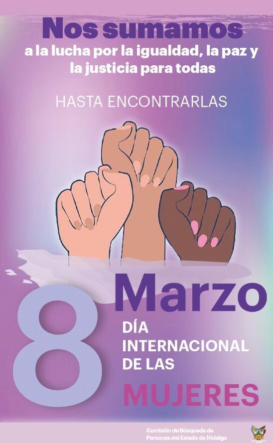 CBPEHidalgo's tweet photo. Desde 1975, el #DíaInternacionalDeLaMujer se estableció para reconocer la lucha incansable por la igualdad de género. En la #CBPEH lo conmemoramos visibilizando su lucha y su trabajo, lo cual ha abierto caminos para un futuro más equitativo. https://t.co/eJlaFDf7Ts