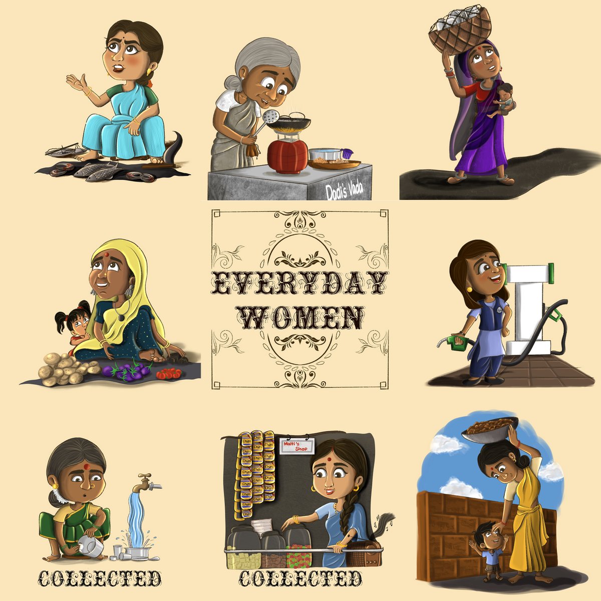 db_comic's tweet photo. 8 days 8 women
"Everyday Women", is a collection of celebrating Indian women we found around our life, available on @opensea. Read their amazing stories and tell me whom u connected with the most.
https://t.co/25lX4l1nqq
#OpenSeaNFT #NFTCollection #nftcollector https://t.co/GN6YHnF6jM