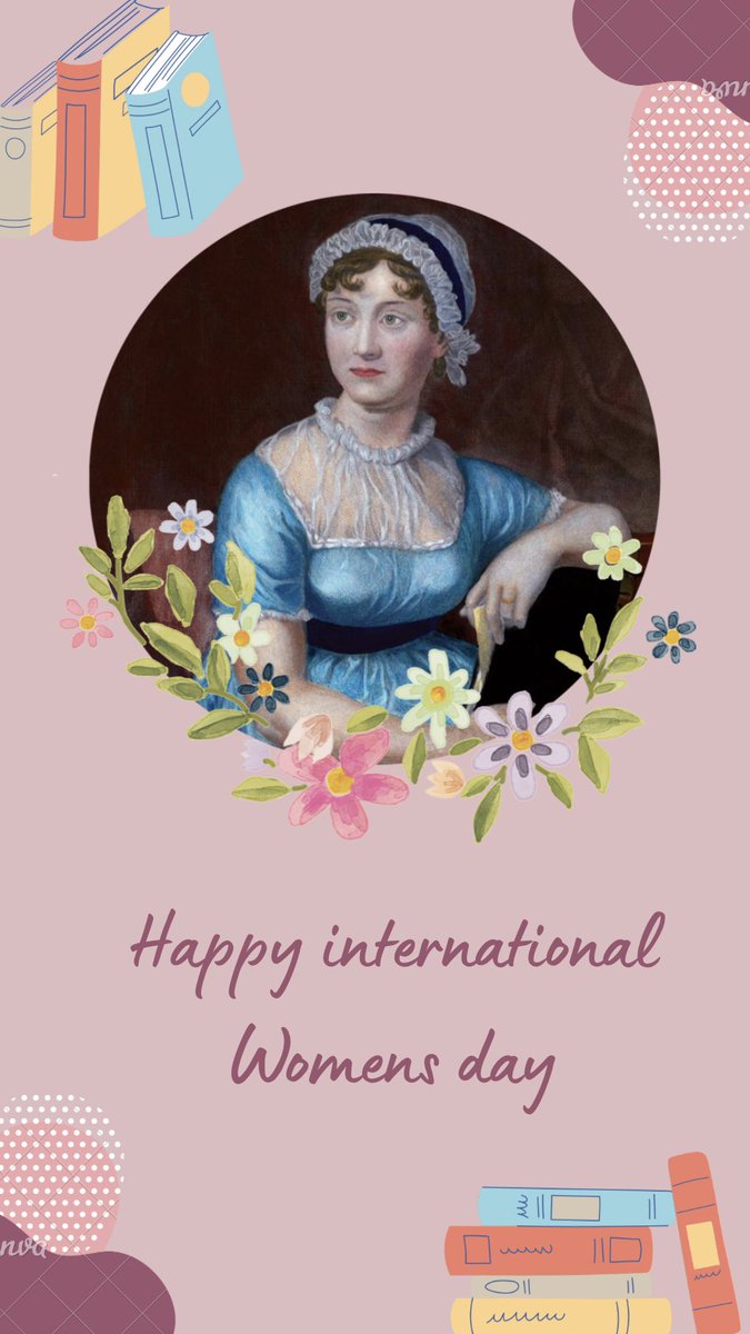 Happy international womens day! 
#InternationalWomensDay #JaneAusten 
“It isn't what we say or think that defines us, but what we do.” - Sense and Sensibility