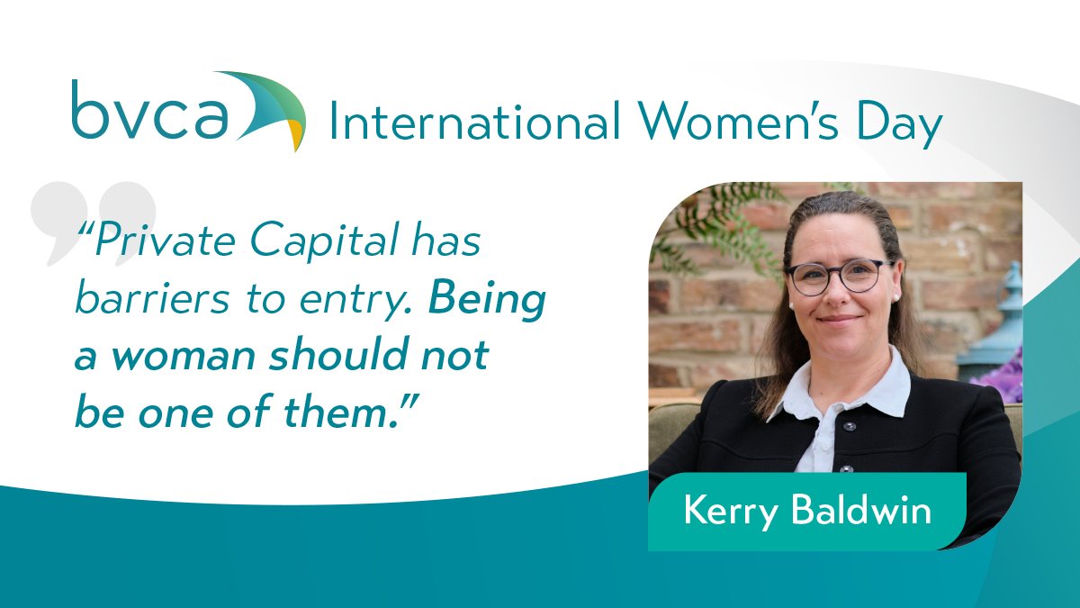 '#Privatecapital has barriers to entry. Being a woman should not be one of them.' Read Kerry Baldwin's - BVCA Chair, and Co-Founder and Managing Partner of @IQ_Capital_Fund - article for #InternationalWomensDay, here: bit.ly/3KuhEq6