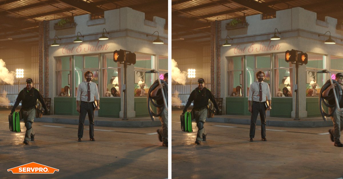 ServproCod's tweet image. Can you spot the 4 differences? Reply and tell us what you see!