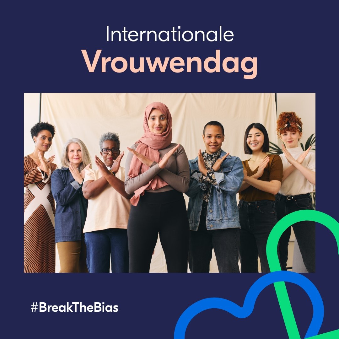 Fijne #InternationaleVrouwenDag 💙
We zijn trots om miljoenen vrouwen over de hele wereld met elkaar te kunnen verbinden🔗 Wat jij doet maakt het verschil⭐ Samen kunnen we vooroordelen doorbreken💪 #breakthebias #Vrouwendag #IDW2022 #InternationalWomensDay