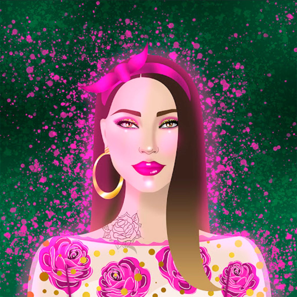 HeartlandPicker's tweet photo. Thanks to @NotYourBroNFT I found this artist. My daughter picked “The pink one with the roses.” 💕 
@WOTU_NFTs not only do I love your mission, since I have two people close to me with congenital heart defects, but I love your name. Reminds me of She-Ra😉
#WomenInNFTs #WomensDay https://t.co/PgnFXYonch
