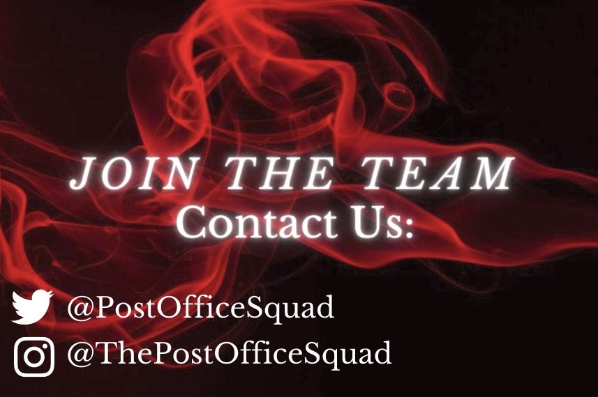 Liviidey's tweet photo. We are officially looking for a F/A with a dope personality to add to our growing team as a Community Manager! DM us on Twitter or Instagram if interested, we look forward to hearing from you!
@PostOfficeSquad https://t.co/SmnziUBGAl