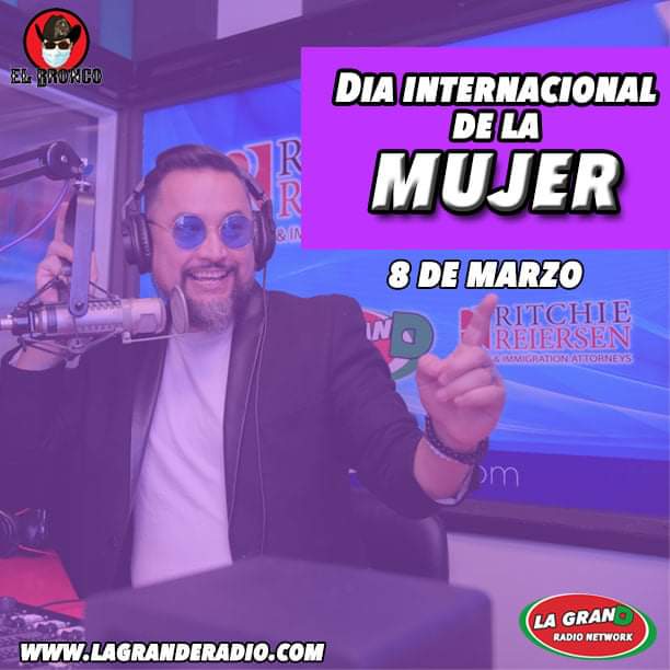 LaGrandRadio's tweet photo. Hoy y siempre, mi cariño, admiracion y respeto, a todas las mujeres.
#DiaInternacionalDeLaMujer #8demarzo #DiaDeLaMujer #ElBronco de #LaGranD 
#WomensDay #womensinternationalday https://t.co/VZRRJGkGEy
