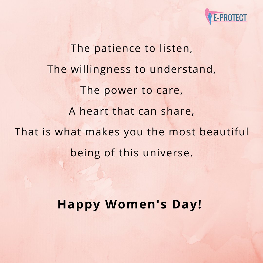 Happy International Women's Day 🌹 

#E_PROTECT #women #girls #womensday #internationalwomensday2022