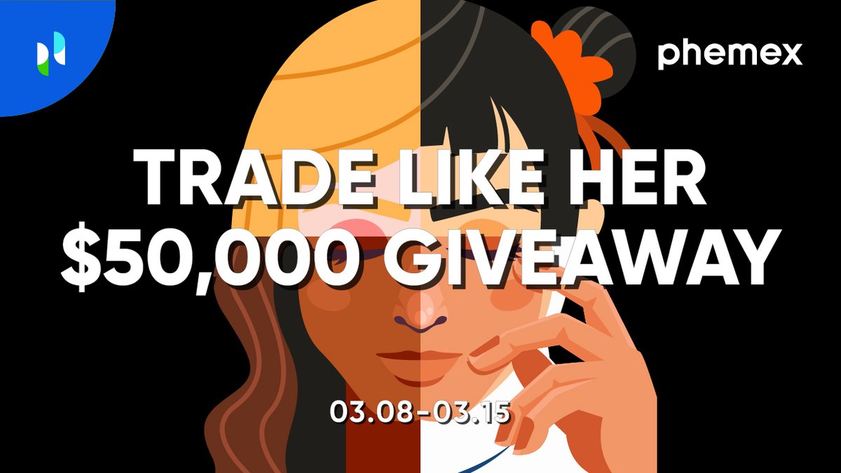 Phemex_official's tweet image. #Phemex is organizing a $50,000 giveaway 💰 to celebrate the amazing women 👩 in our lives 😍   

Join now 👉 bit.ly/3KmV96A

#TradeLikeHer #WomensDay #Phemex #crypto #Women #giveaway