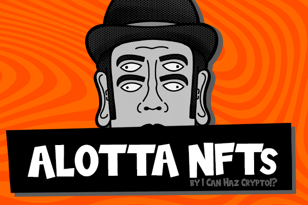 I_Can_Haz's tweet image. I just launched alottanfts.io in honor of the legend himself @money_alotta

Limted to 1337 #nfts + 50% of proceeds will be donated to #alottamoney 's family!!!

Alotta and I had a few chats about doing a #NFT collab together, but #cancer had another idea... Fuck Cancer!