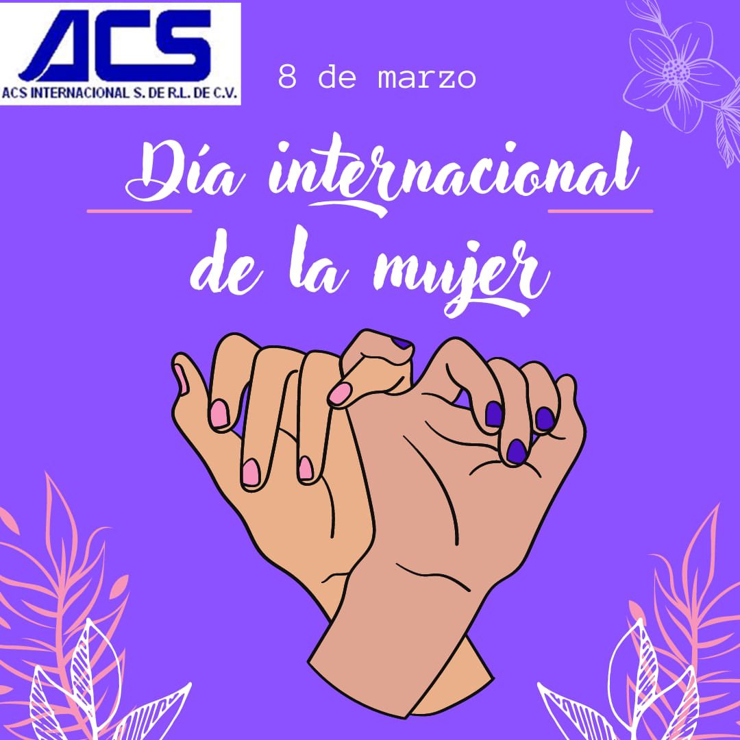 AcsSderl's tweet photo. El Día Internacional de la Mujer, anteriormente denominado Día Internacional de la Mujer Trabajadora, ​ ​ conmemora cada 8 de marzo la lucha de las mujeres por su participación en la sociedad y su desarrollo íntegro como persona, en pie de igualdad con el hombre. https://t.co/Qjl1rsbik6