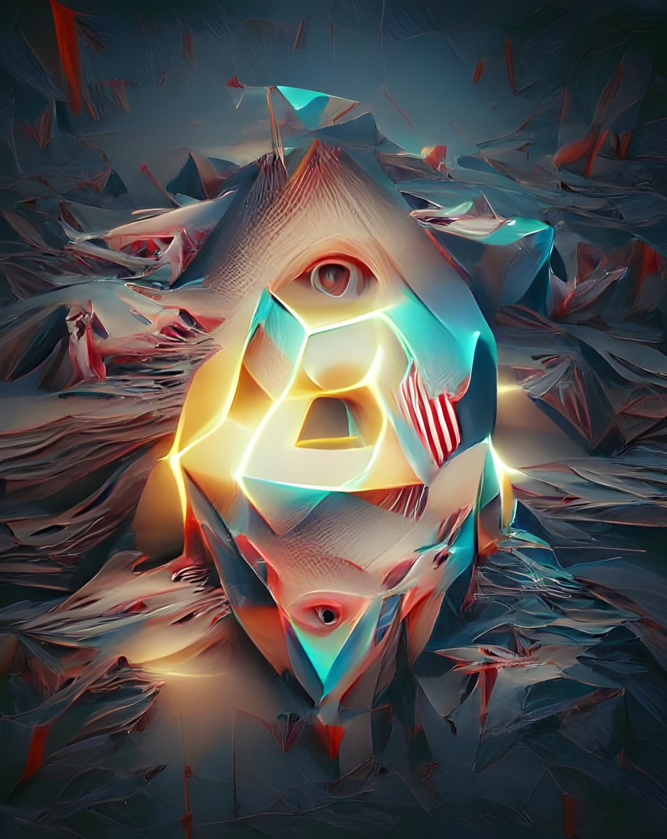 beeple_not's tweet photo. ILLUMINATI #0107
#notbeeple #beeple #artificialintelligence
#machinelearning #artificial #intelligence #aiart #ai #nft #everyday #nightcafe
#illuminati
@NightcafeStudio
https://t.co/Xh2V6VUu9s https://t.co/PemzCD2CFl