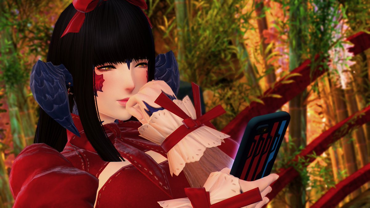SophiaWyght's tweet photo. you ever goes " >///< " physically on a message? also #newpfp 

#FFXIV #GPOSER https://t.co/zxM7GF7sqO