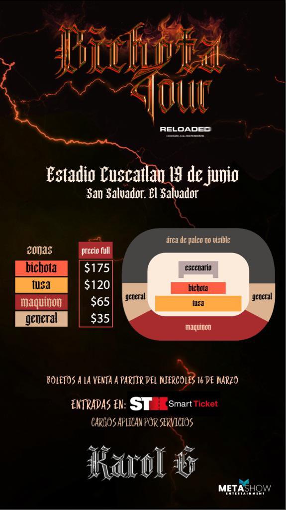 BPConcerts's tweet photo. EL SALVADOR ! @SmartTicketSV https://t.co/PWHFW3dncg