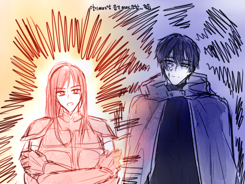 페어리테일 제랄엘자
엘자는 너무 양기캐, 제랄은 너무 음기캐인게 좋아서 낙서함
#jerza