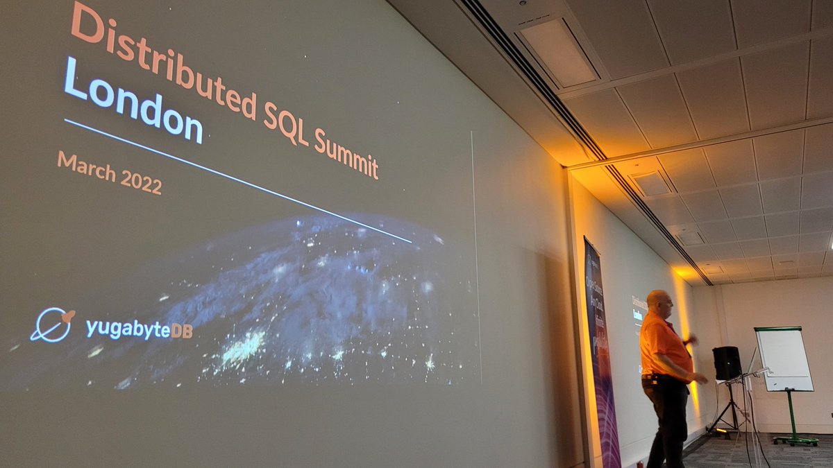 Yugabyte's tweet photo. Awesome turnout for @Yugabyte's first in-person London event at Code.Node.
Thanks to our EMEA team (including @fritshoogland @marting100 @FranckPachot and @davidmwalker!)
Looking forward to #beer, #pizza and chat afterwards!
#yugabytedb #opensource #distributedsql https://t.co/vkcXAtZ2S0