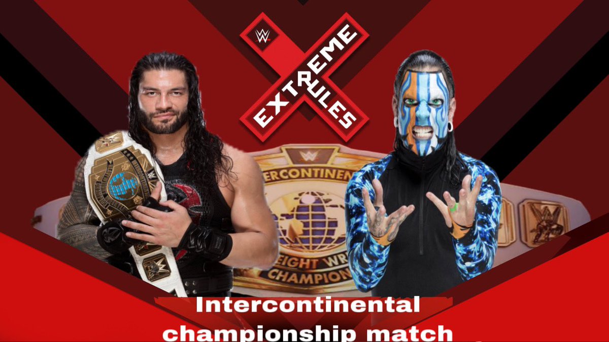 You herd it here first!! 

At extreme rules it will be 

Jeff Hardy (@TwistedKing920) Vs Roman reigns (@WWERomansReign_) at extreme rules in a extreme rules match!!!!! https://t.co/4RUnMidug6 https://t.co/QgI8pugX97