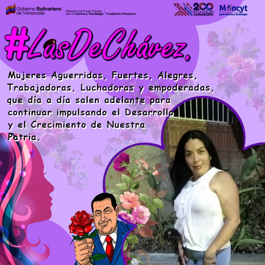 InfoBcMerida's tweet photo. #LasGuerrerasDeChávez 
#LasDeChavez 

Desde la fundación infocentro Mérida @InfoM3rida1  felicitamos a nuestra tropa de mujeres guerreras, que día a día luchan por un mejor país.

Son ustedes forjadoras de la patria grande, la patria bonita, la patria de Bolívar y Chávez https://t.co/maZUm85rR1