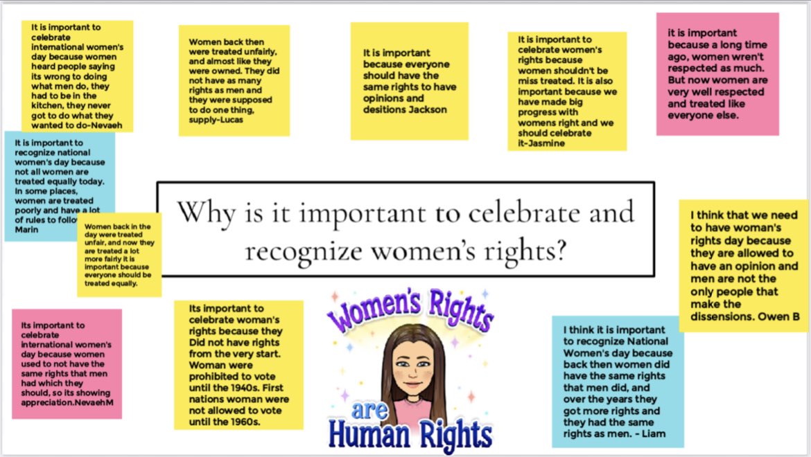 mygrade8squad's tweet photo. Happy International Women’s Day🙋🏼‍♀️🙋🏻‍♀️🙋🏽‍♀️🙋🏾‍♀️🙋🏿‍♀️ @SMCDSB_SJA https://t.co/bkDHj9ODYZ