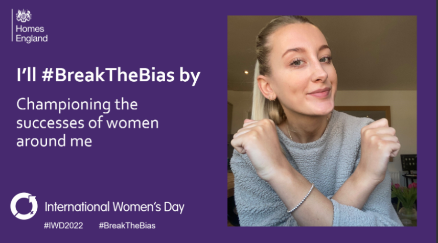 Great to see our network members getting involved in #InternationalWomensDay2022 <a href="/HomesEngland/">Homes England</a>  #BreakTheBias