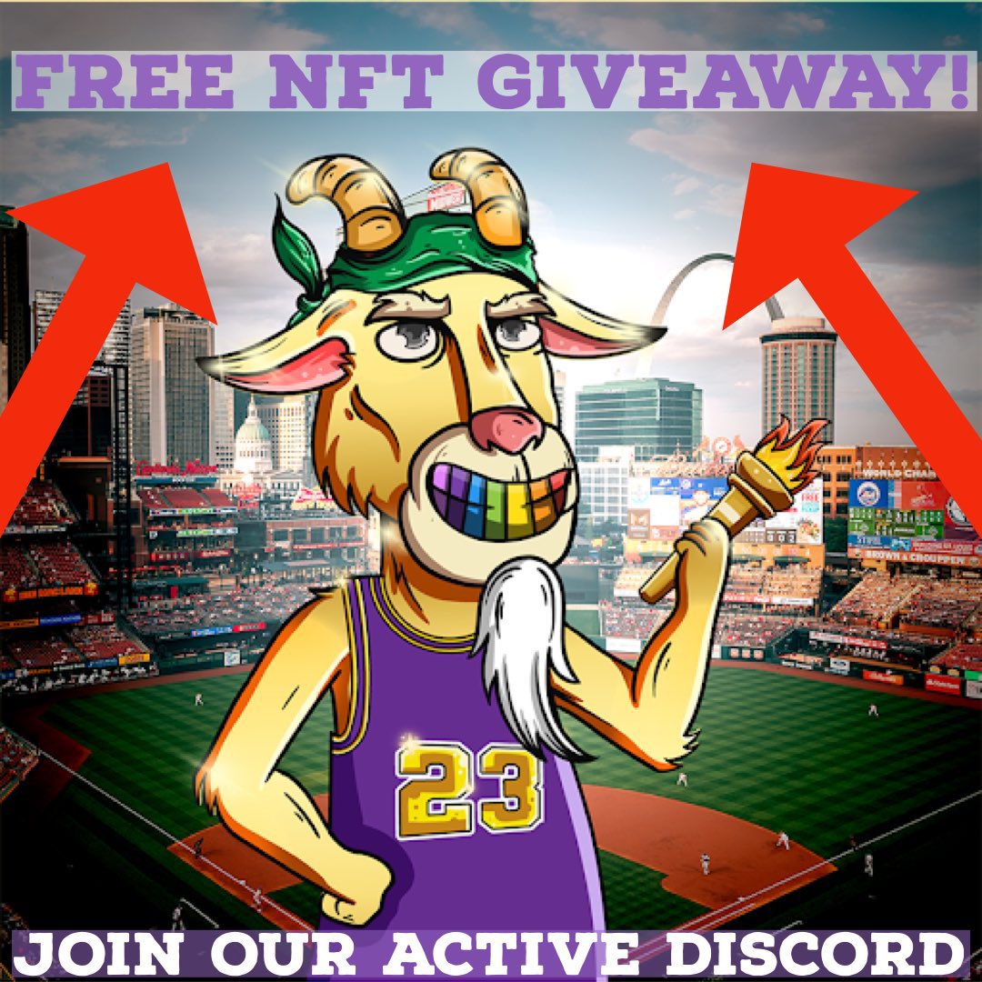 Zackwyd's tweet photo. 🚨 NFT Giveaway 🚨

@GlobalGoatsNFT is giving away a free NFT! They just had a 🐐 resell for 1.6 $ETH

To Enter 👇

- Like ❤️ + RT ♻️
- Join Their Discord: https://t.co/uClQuveik4
- Tag 3 Friends 

The winner will be chosen on March 9th at 9:00 PM est in the discord! 

#ad https://t.co/TNZdBr4hLP