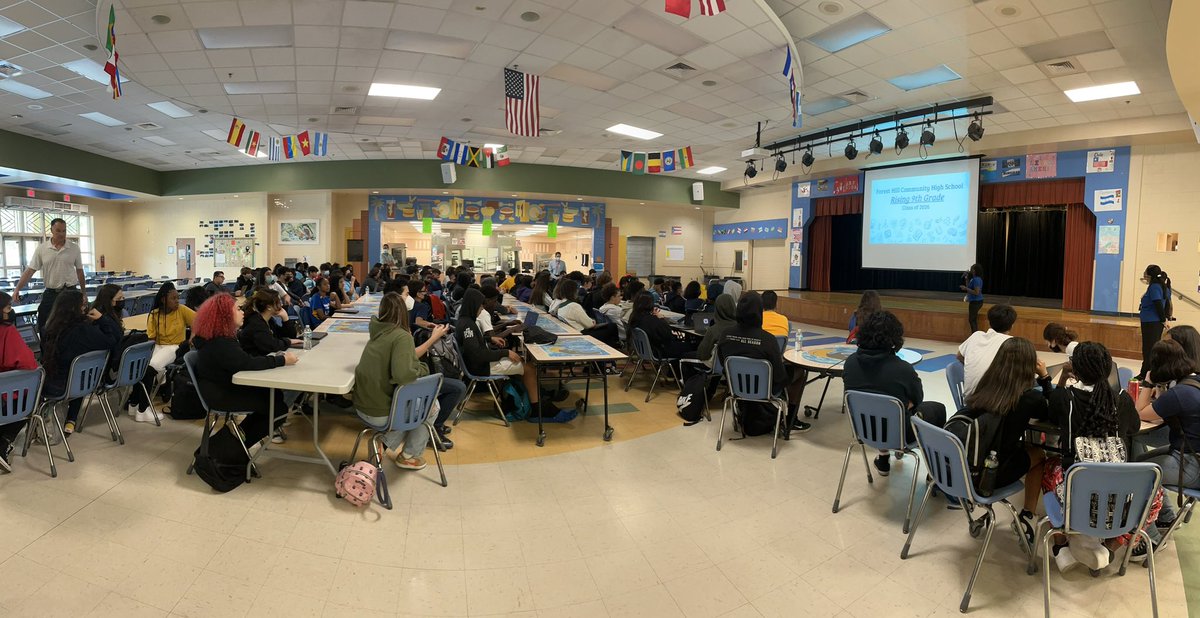 palmspringsms's tweet photo. This is what we call #FeederPatternGoodness & collaboration!
Thank you, @FHHS_Guidance for coming to #StingrayNation to talk with our 8th grade soon-to-be-Falcon scholars about their course selection choices for next year!!!! #FromStingrays2Falcons https://t.co/YmPwgbH1iN