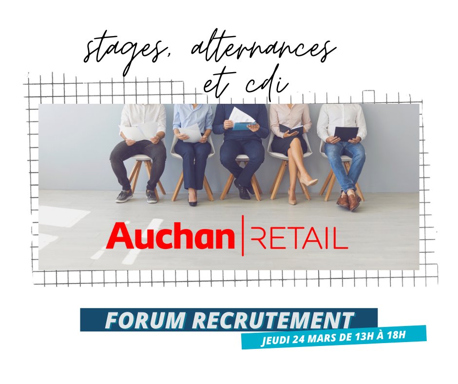 ReseauFGES's tweet photo. @Auchannews vient recruter et présenter ses métiers directement à la Catho, jeudi 24 mars ! 

A destination des alumni et des étudiants : offres d'#emplois , #stages, #alternances, stands métiers...

🔗 En savoir + : https://t.co/kcUk0VYdw7 https://t.co/Z7jAdQf34m