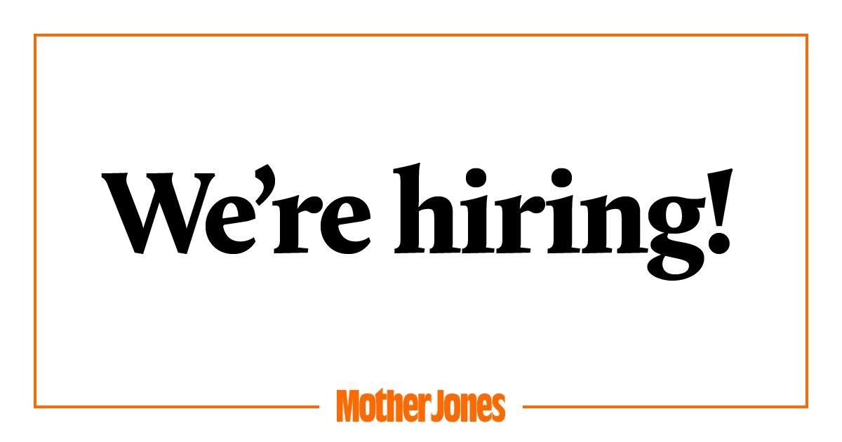 We're hiring a politics reporter! 

Don't sleep on this great opportunity to craft compelling stories for real people who seek to make real change—not DC lobbyists looking for an angle.

Salary: ~$80K and up
 
Details here: motherjones.com/jobs/political…