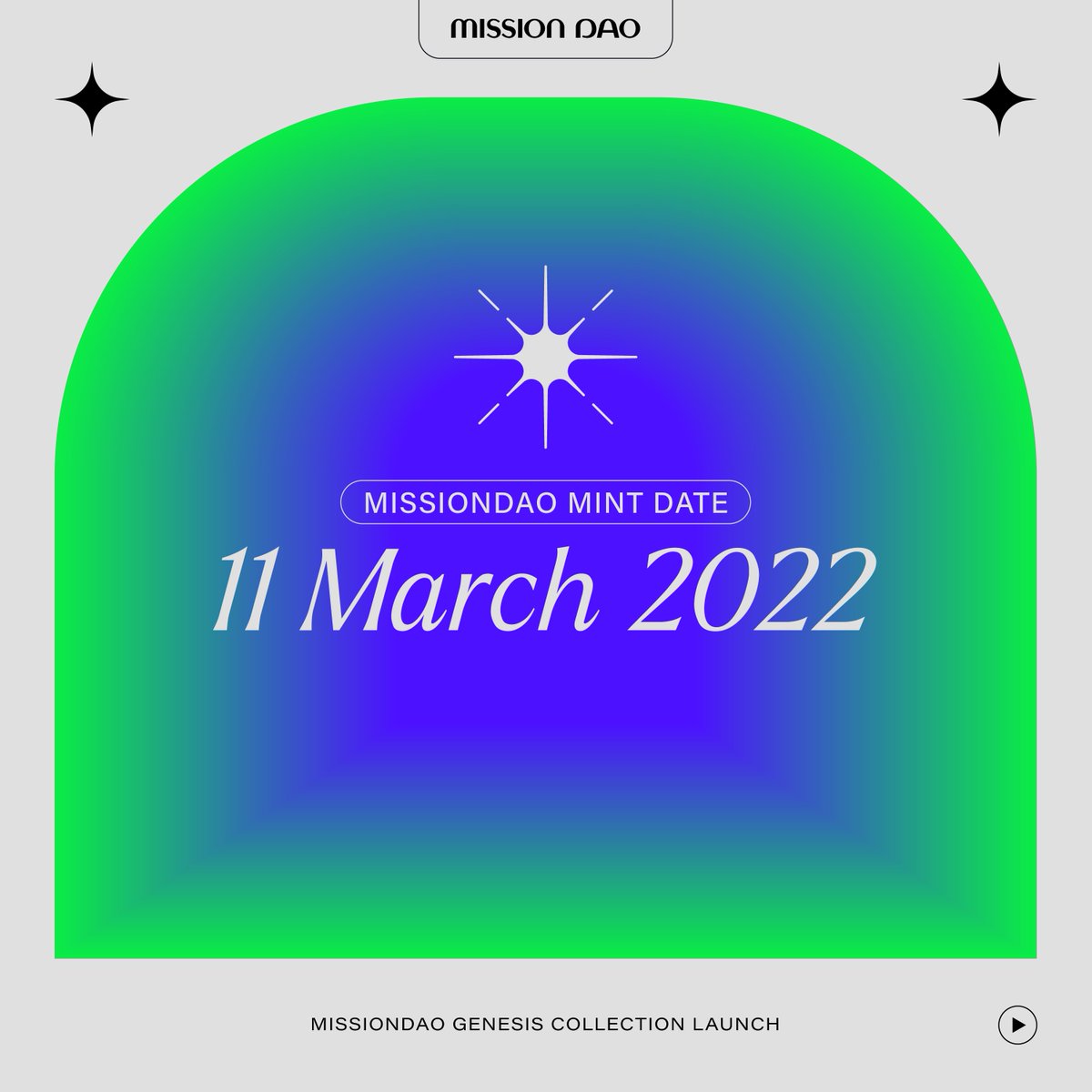 MissionDAO's tweet photo. MissionDAO Mint Announcement - 11 March 2022⁣⁣⁣
⁣⁣⁣
Dearest MissionDAO Family,⁣⁣⁣
⁣⁣⁣
It’s official! After months of hard work and preparation, we are thrilled to announce that we are just three days away from our MissionDAO The Genesis Collection mint!⁣⁣

#crypto https://t.co/n1yvmB5vrW