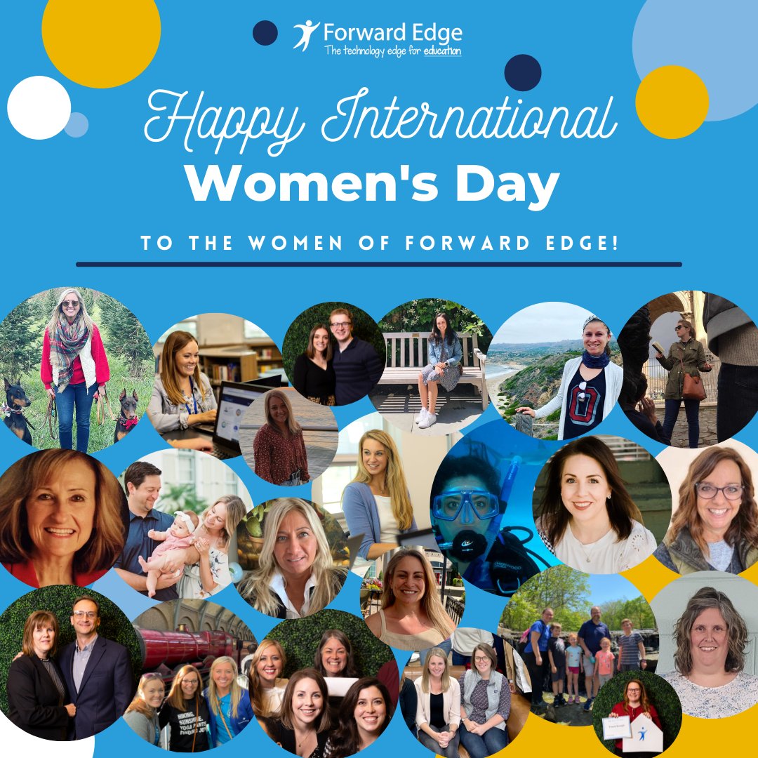 ForwardEdgeOH's tweet photo. We are constantly in awe of the incredible women we have working at Forward Edge! We want to take a moment on International Women's Day to celebrate them! #internationalwomensday #forwardedge #edtech https://t.co/TTYj1BDdcu