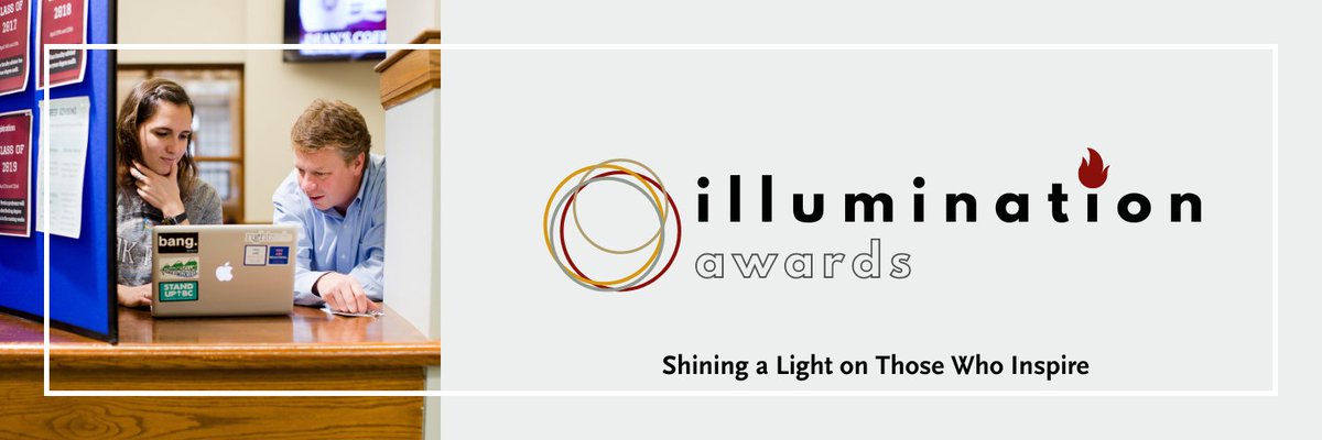 Celebrate and recognize BC faculty and staff who have made a difference in your career journey by nominating them for an Illumination Award before 3/23! 

Winners and their nominators will be invited to a celebratory breakfast on 4/11!