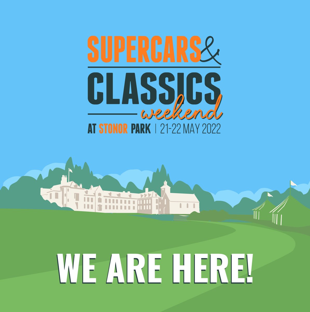 On 21-22 May 2022 Supercars &amp; Classics Weekend will make its long-awaited debut in the grounds of Stonor Park!

An evolution of Stonor Supercar Sunday… The event promises a beautiful weekend garden party, surrounded by stunning cars and amazing food supercarsandclassics.co.uk/events.html