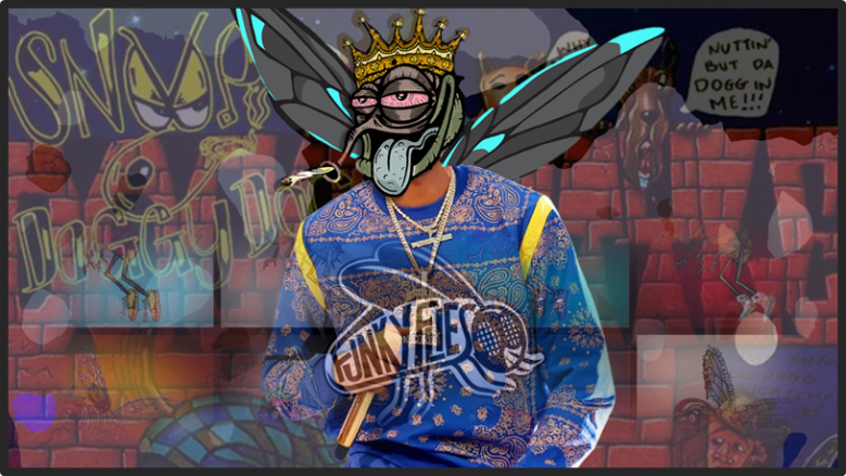 DrMilburn's tweet photo. "Top Dogg bite em all, yeah I'm burning it up" @SnoopDogg is always welcome as a member of the @funky_flies fam! Welcome to the Swarm!
#DoggFather #FlyFather #FlyAF #NFT #NFTCommunity #SnoopDogg https://t.co/l6OSUXzXbL