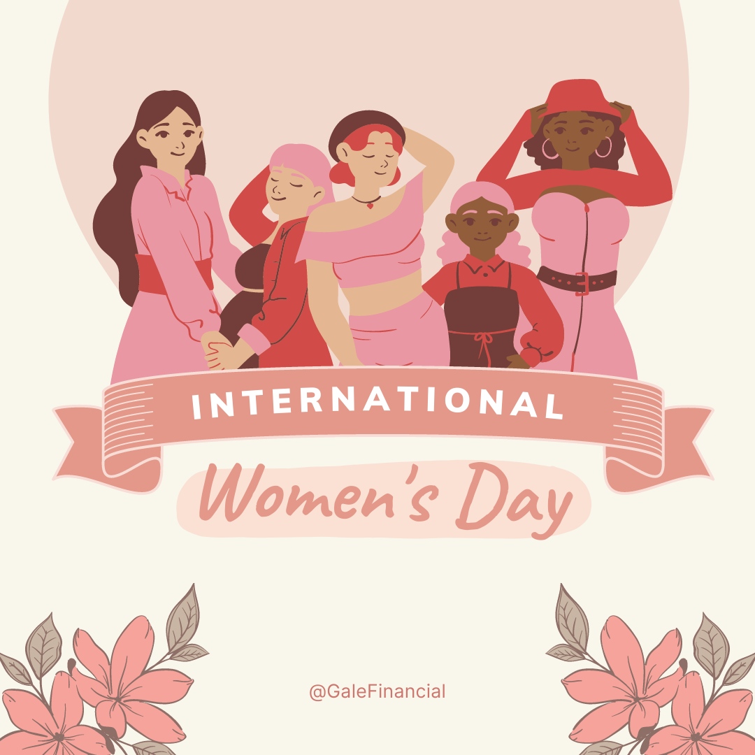 GaleFinancial's tweet photo. ❤Today is International Women's Day!

🙌We are celebrating and commemorating the cultural, political, and socioeconomic achievements of women across the globe.

💡As a society, we would not be where we are today without the incredible and courageous women who've paved the way... https://t.co/H3tx60Ulxk