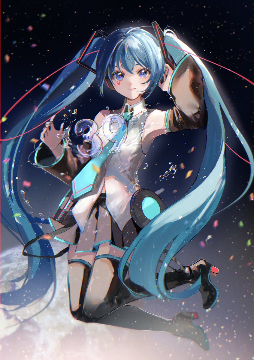 初音ミク「世界の歌姫!いつもありがとう✨🥰
#ミクの日 
#ミクの日2022
#初音ミク」|ききのき@絵のお仕事募集中のイラスト