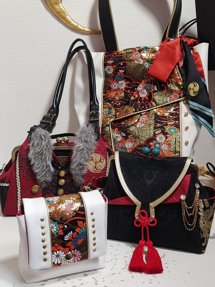 あおりがま口バッグ 山姥切/長義 ばあば あおりがま口バッグ