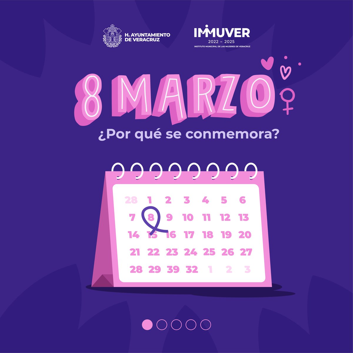 AyuntamientoVer's tweet image. Este día conmemoramos a todas las mujeres que han luchado a través de la historia, para y por el reconocimiento de los derechos humanos de las mujeres y niñas. #8Marzo2022 #8M