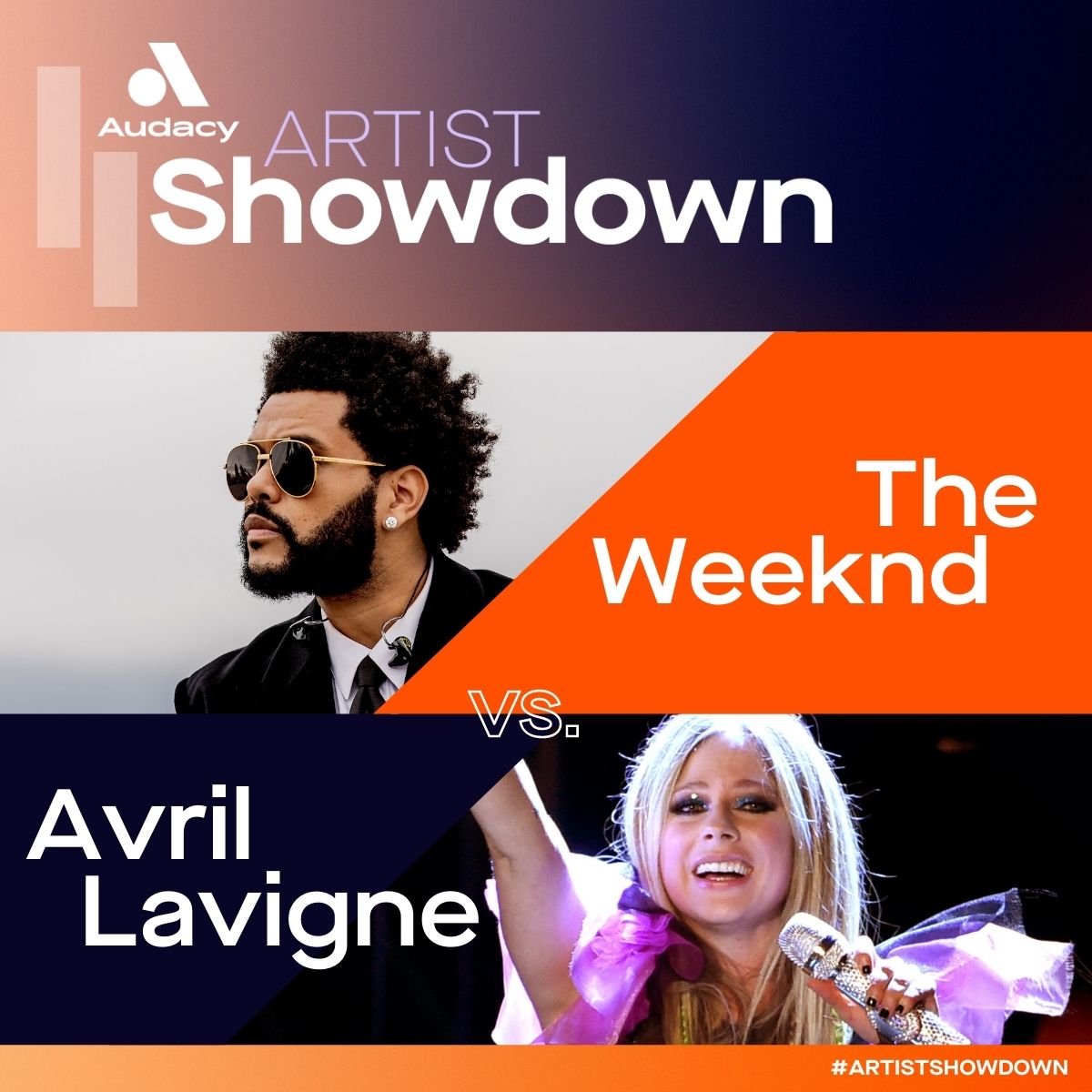Audacy on Twitter "Round 1 of Audacy's ArtistShowdown 💥 theweeknd