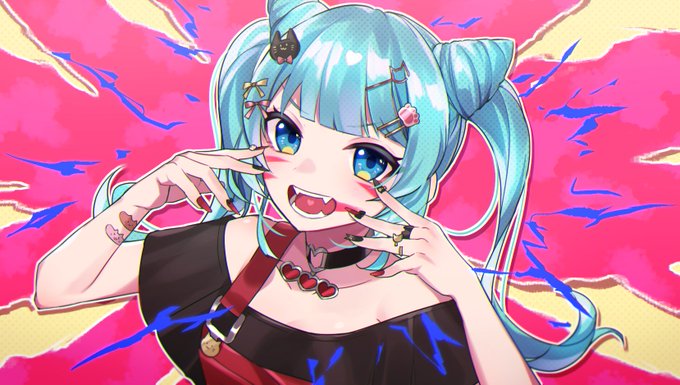 「heart o-ring twintails」 illustration images(Latest)