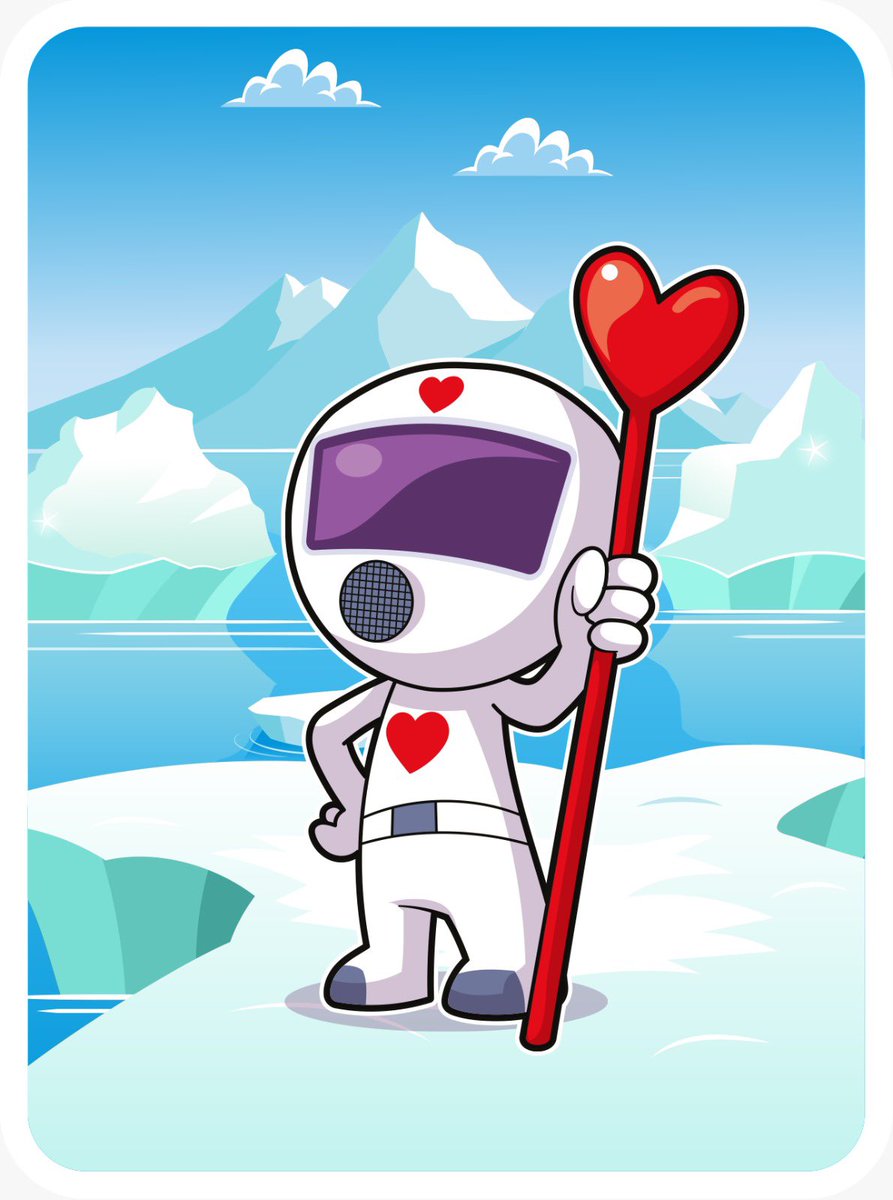 This is the heart topper in the competing pose at glaring glaciers 

- series 2 <a href="/veefriends/">VeeFriends</a> is going to be a factor !!!

- read more here blog.veefriends.com/2022/03/07/hug…