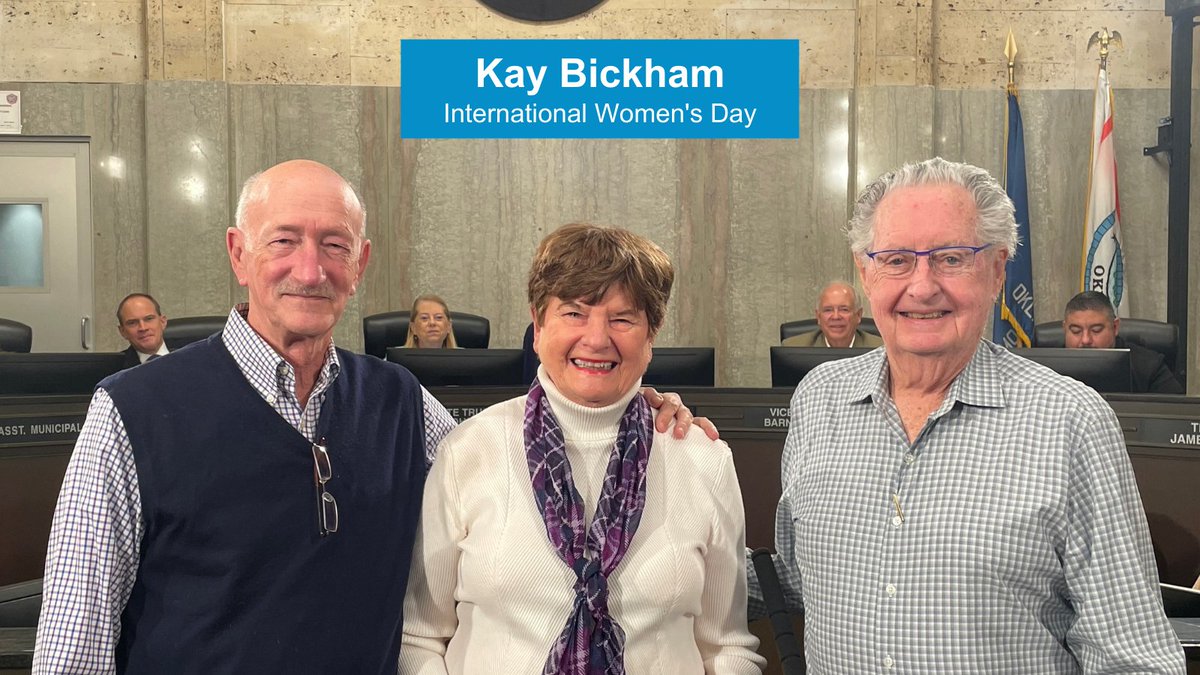 EMBARKOK's tweet photo. #InternationalWomensDay celebrates the social, economic, cultural & political achievements of women.
On 3/4 Kay Bickham was honored for her service as a Trustee on our board from 1991-2020. Today we honor her, & all of the other profound ladies moving OKC forward! #embarkok https://t.co/58vSC0a1xs