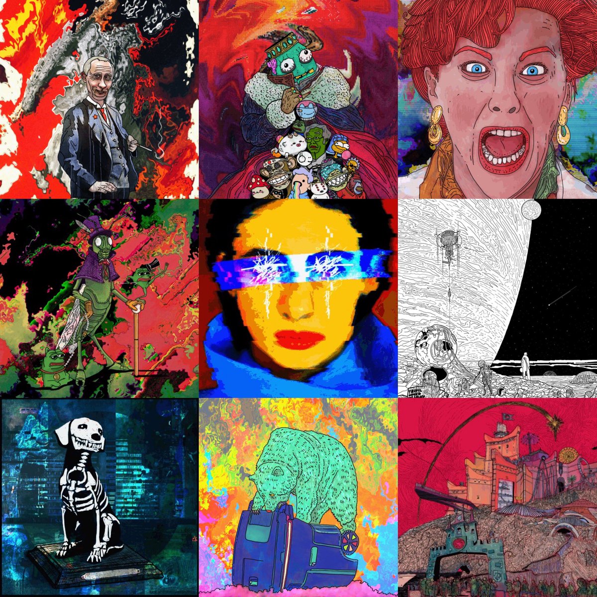 Benji Connell (@_concreteclouds) on Twitter photo Check out my available work on <a href="/KnownOrigin_io/">KnownOrigin.io</a>
knownorigin.io/benji-connell
👇👇👇
A little something for everyone… detailed drawings, memes, culture, history, politics, satire, commentary, personal…
Let’s GO!
Time to be the bull. Check out my available work on <a href="/KnownOrigin_io/">KnownOrigin.io</a>
knownorigin.io/benji-connell
👇👇👇
A little something for everyone… detailed drawings, memes, culture, history, politics, satire, commentary, personal…
Let’s GO!
Time to be the bull.