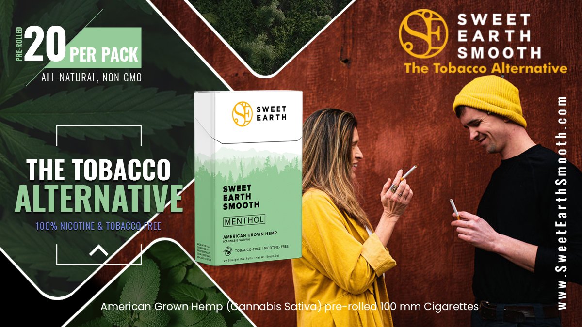 SweetEarthHemp's tweet photo. Try Sweet Earth Smooth CBD Hemp Pre-Rolls with friends!

100% Nicotine &amp; Tobacco Free. All-natural, non-GMO
Shop https://t.co/QMoU8bumPy 
Subscribe to our Newsletter for Exclusive Offers!

#cbdprerolls #hemppreroll #cannabidol #cbdlife #cbd #hemplife #hempcommunity #hemp #Oregon https://t.co/WAOOzBzOTH