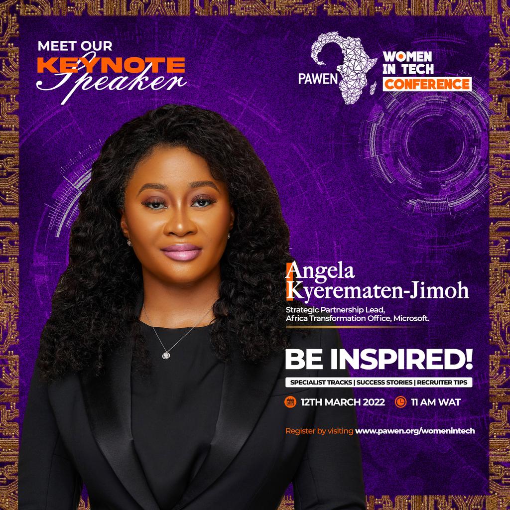 Meet our Keynote Speaker for #PawenWomenintech conference. 

Have you registered to be a part of the session?

#8march #IWD22 #BreakTheBias