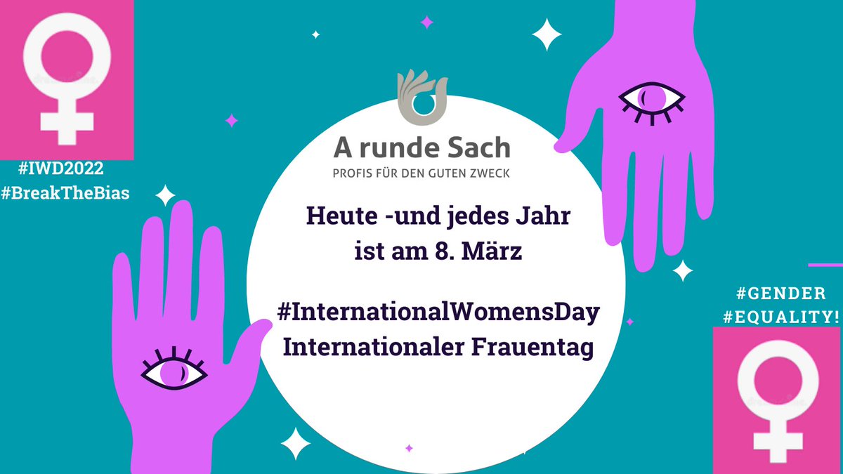 arundesach's tweet photo. Gestern am 7. März war #EaqualPayDay &amp; heute am 8. März ist #weltfrauentag2022 - Wie seht Ihr das Thema? Und checkt doch mal selbst: Hierarchien, Arbeitsverteilung, Umgangsformen, Sprachwahl etc. in Euren #Vereinen - das Tolle: von #Gleichberechtigung profitieren alle! ♀️wie♂️ https://t.co/iz6Nea6GUo