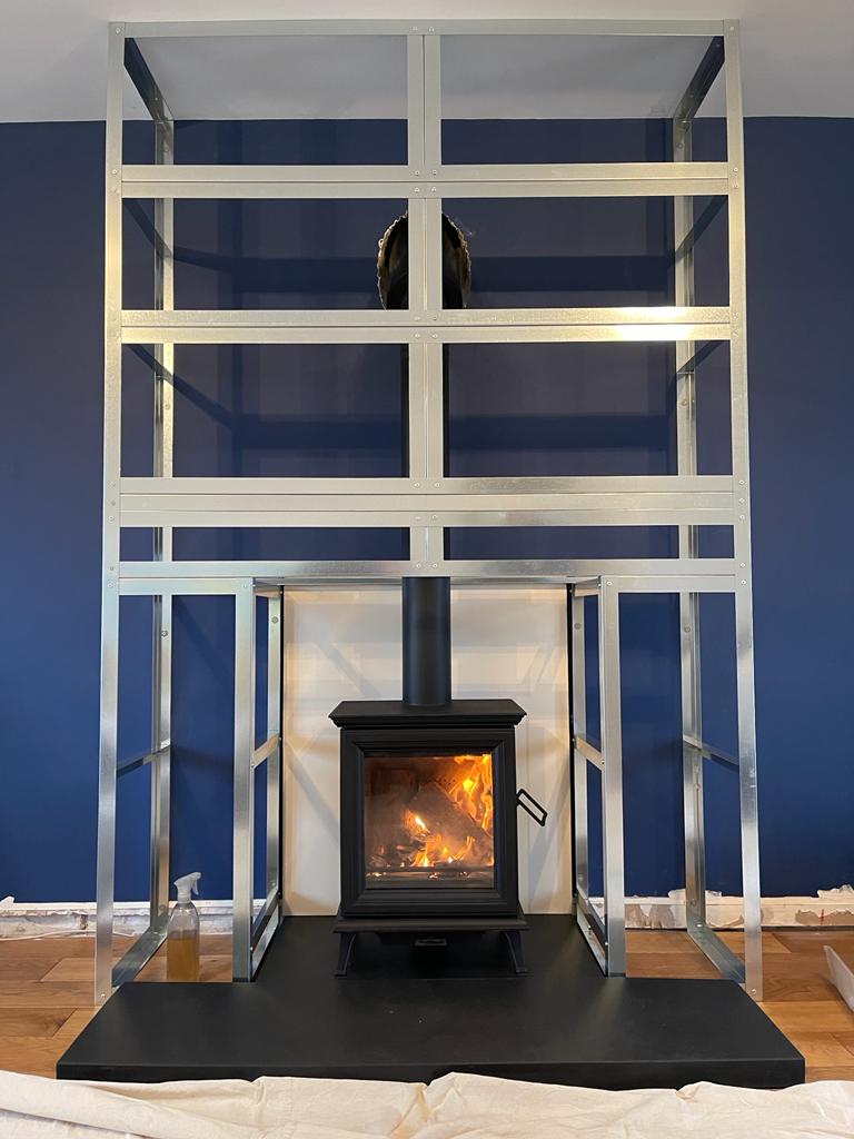 Zigisstoves's tweet photo. Another recent installation from us, the @StovaxGazco Sheraton 5 woodburning stove in bespoke false chimney breast and Newman Fireplaces beam. 

We love the finished look of the room.

#localbusiness #stove #fireplace https://t.co/QLivmCqwOR