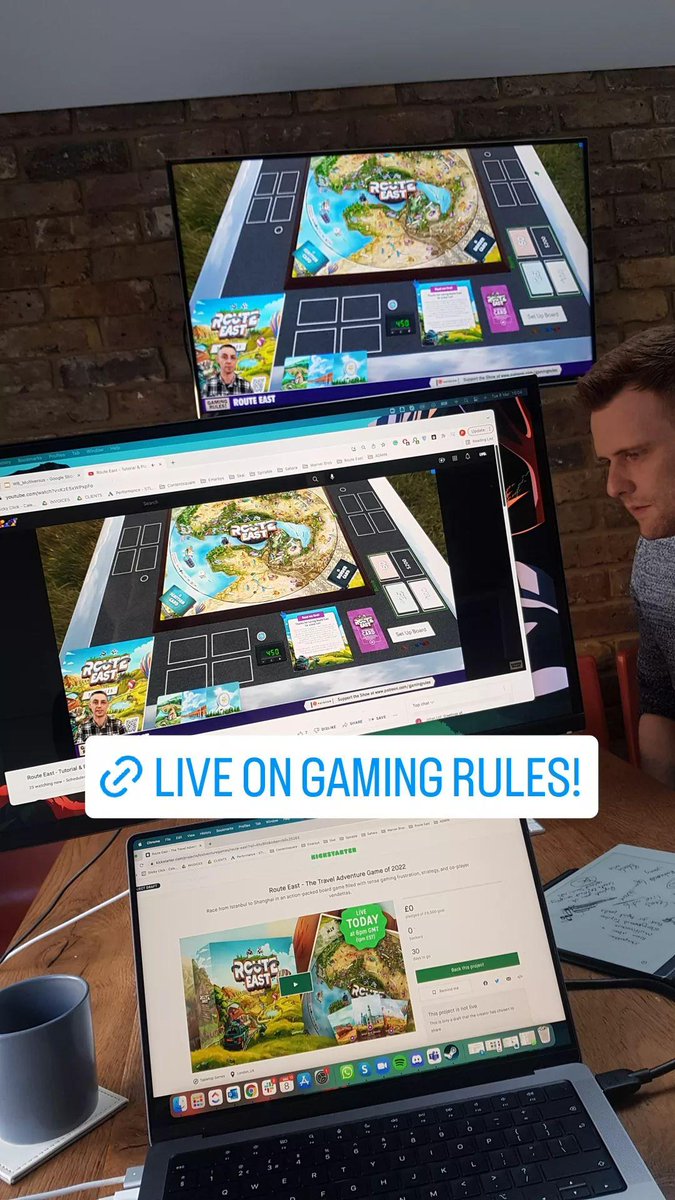 lostventurehq's tweet photo. We're live on Gaming Rules! With #RouteEast!
Watch it here: https://t.co/DpYnTkUfhy https://t.co/ON3VUtYc5p