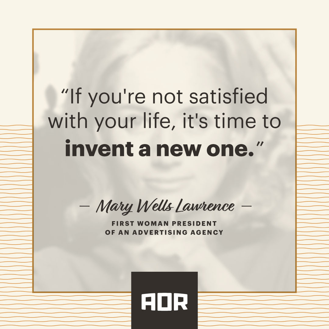 Did you know Mary Wells Lawrence was the first female president of an advertising agency AND the first female CEO of a company listed on the New York Stock Exchange, all by 1968? Learn more her on our Instagram: instagram.com/p/Ca2OO7prC8n/ #internationaIwomensday #womenshistorymonth