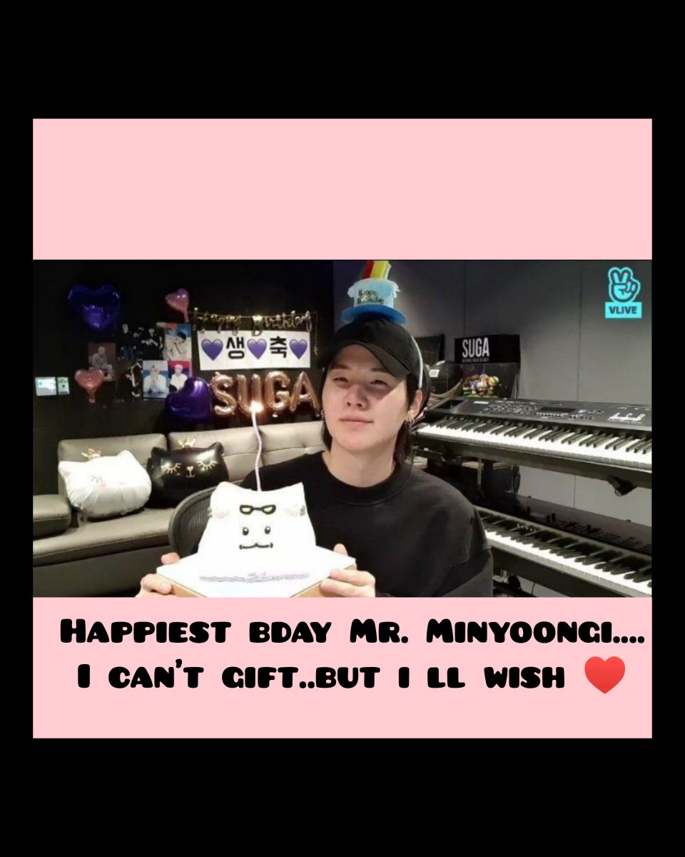 Btsborakook's tweet photo. Happy birthday to you #suga ♥️❤️🎂.... #just30 @BTS_twt https://t.co/GqQGPBBmnY