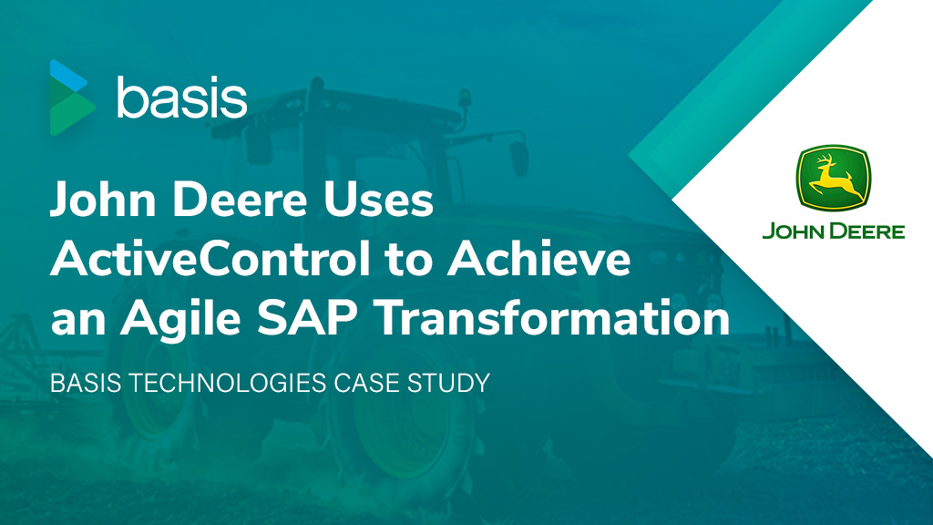 BasisTechLtd's tweet photo. To advance their enterprise #agile transformation, @JohnDeere needed to replace inefficient change processes with a modern, automated solution. That’s where #ActiveControl from @BasisTechLtd came into the picture. See what they achieved with DevOps for SAP https://t.co/M4RJeBU9IJ https://t.co/f1z89dzGqj